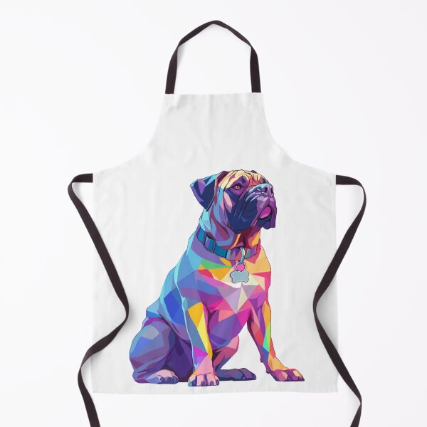 Item preview, Colorful Bullmastiff puppy dog designed and sold by MendaciousMina.