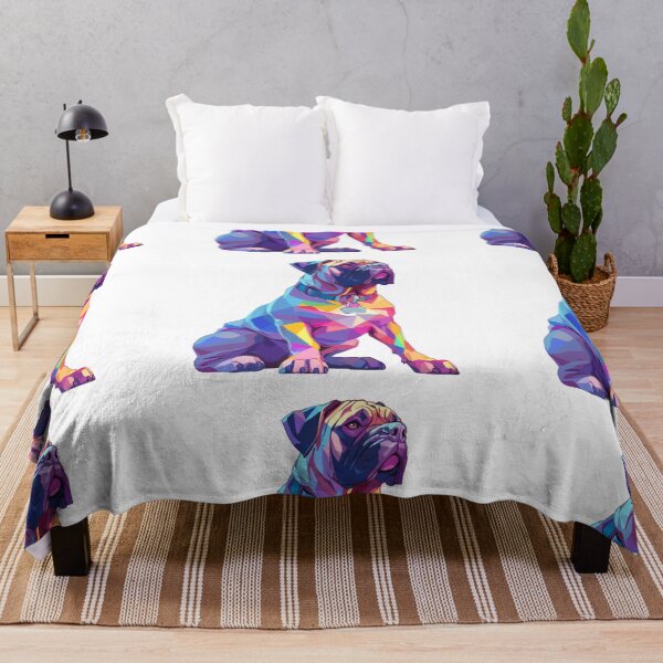 Item preview, Colorful Bullmastiff puppy dog designed and sold by MendaciousMina.