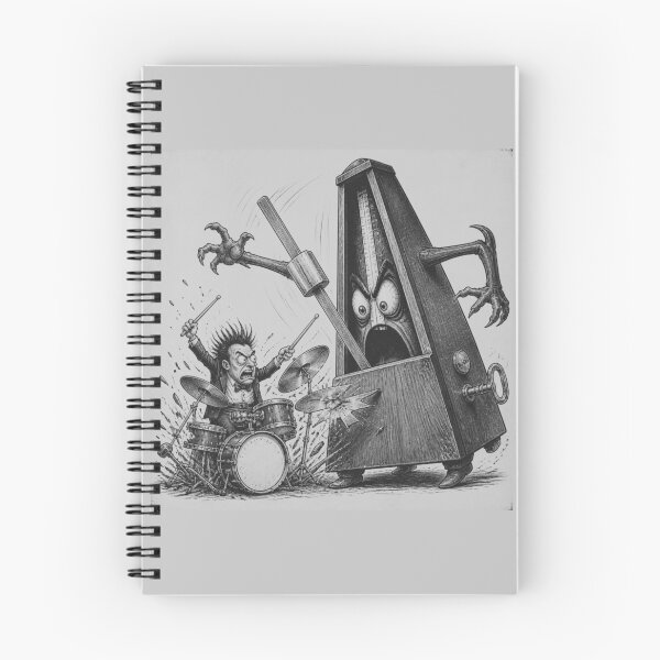 Item preview, DRUMMER VS. GIANT METRONOME designed and sold by Musicdrip.
