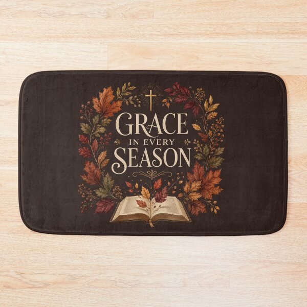 Item preview, Grace in Every Season – Christian Autumn Faith Design designed and sold by astersgraphics.