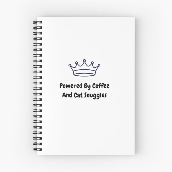 Item preview, Powered By Coffee And Cat Snuggles designed and sold by CatVibeOfficial.