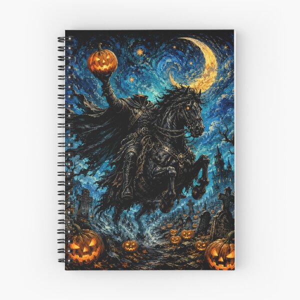 Item preview, Headless Halloween Rider – Pumpkin Horseman Gothic Horror designed and sold by will freed18.