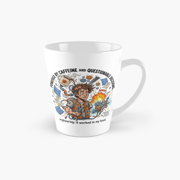 Item preview, Engineer Powered By Caffeine Funny Engineering Humor Character designed and sold by LunaMarkos.