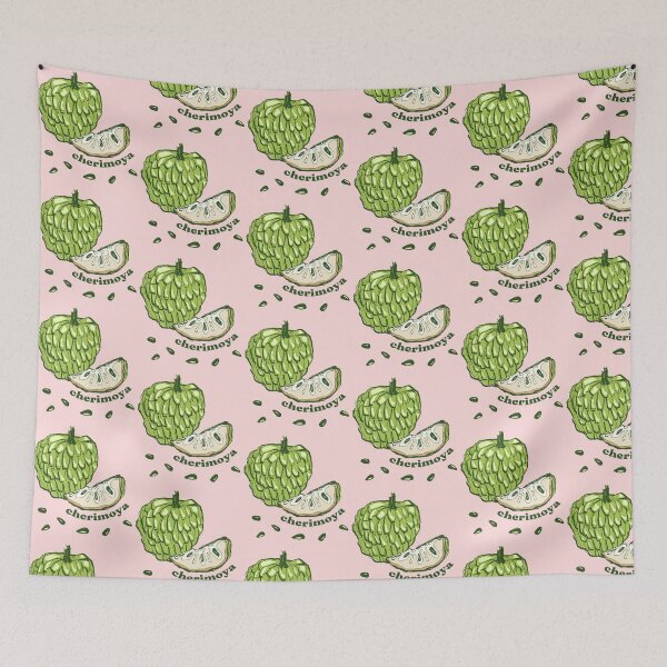 Item preview, Cherimoya Fruit Illustration – Exotic Tropical Fruit Art designed and sold by AgnieshkaSiwek.
