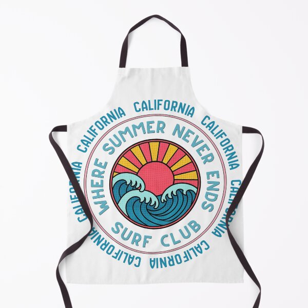 Item preview, California Surf Club Retro Sunset Wave Badge | Where Summer Never Ends designed and sold by DonnaRaine.