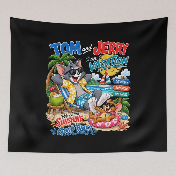 Item preview, Tom and Jerry Tropical Beach Vacation designed and sold by Side Quest Co..