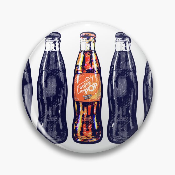Item preview, Orange Rush POP Art Bottles  designed and sold by  Enjoy Artwork .
