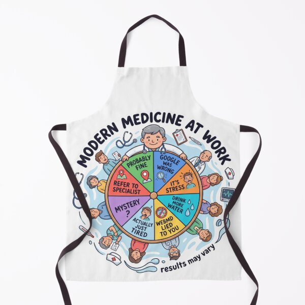Item preview, Doctor Diagnosis Roulette Wheel Funny Medical designed and sold by LunaMarkos.