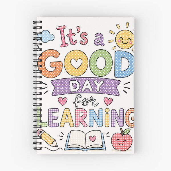 Item preview, It’s a Good Day for Learning – Cute Colorful School Design designed and sold by DijaMar.