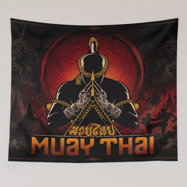 Item preview, Muay Thai Warrior Spirit designed and sold by Fei Long Design Hub.