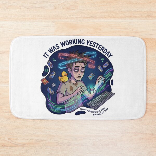 Item preview, Programmer Debugging 3AM Funny Coding Humor designed and sold by LunaMarkos.