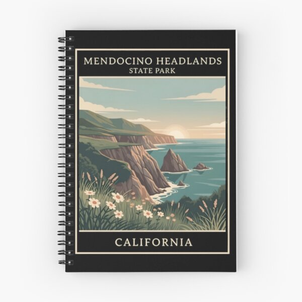 Item preview, Mendocino Headlands State Park California Coastal Scene designed and sold by benjaminnoblej.