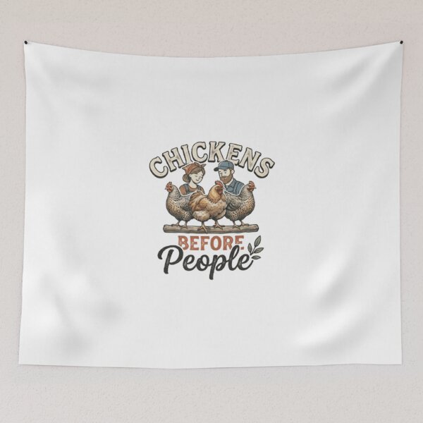 Item preview, Chickens Before People Funny Backyard Chicken Keeper designed and sold by Bennie Singh.