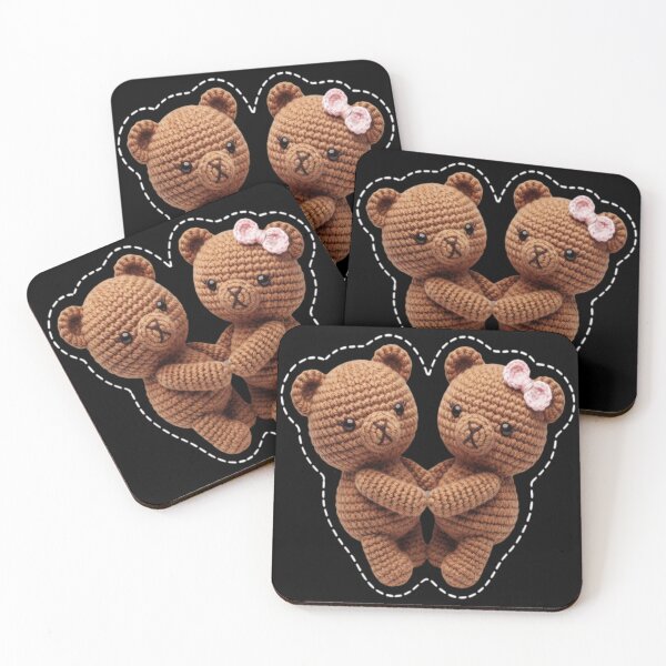 Item preview, Knitted Double Headed Teddy Heaven Logo designed and sold by MASONa03.