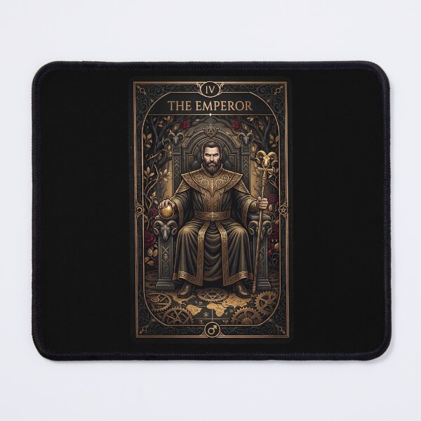 Item preview, The Emperor Tarot Card in Gold designed and sold by JenniferMoren.