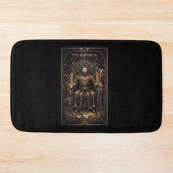 Item preview, The Emperor Tarot Card in Gold designed and sold by JenniferMoren.