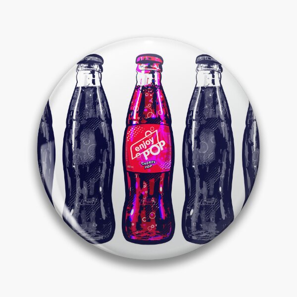 Item preview, Cherry Pop POP Art Bottles  designed and sold by  Enjoy Artwork .