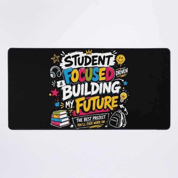 Item preview, Focused and Building My Future Motivational Student Design designed and sold by Sunday.Supply.