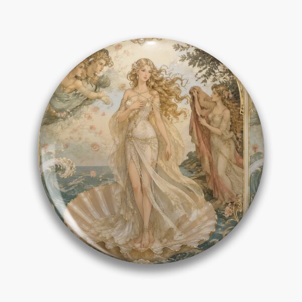 Item preview, The Birth of Venus​ in Art Nouveau​ Style​ designed and sold by Adisak-designs.