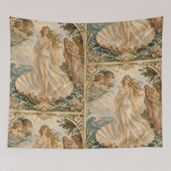 Artikelvorschau, The Birth of Venus in Art Nouveau Style entworfen und verkauft von Adisak-designs.