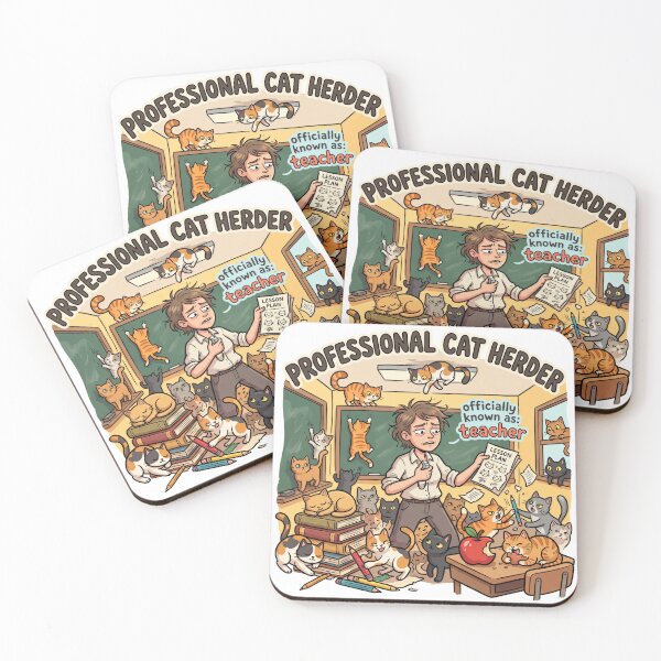 Item preview, Teacher Professional Cat Herder Funny Teaching Humor designed and sold by LunaMarkos.