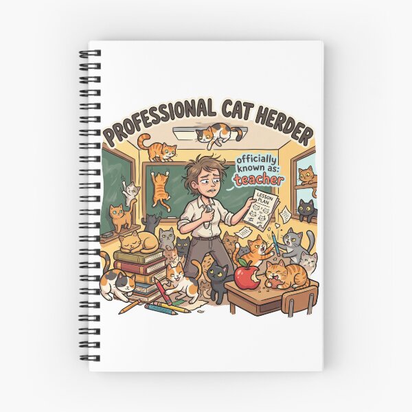 Item preview, Teacher Professional Cat Herder Funny Teaching Humor designed and sold by LunaMarkos.