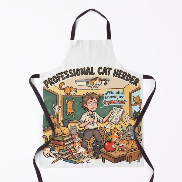 Item preview, Teacher Professional Cat Herder Funny Teaching Humor designed and sold by LunaMarkos.