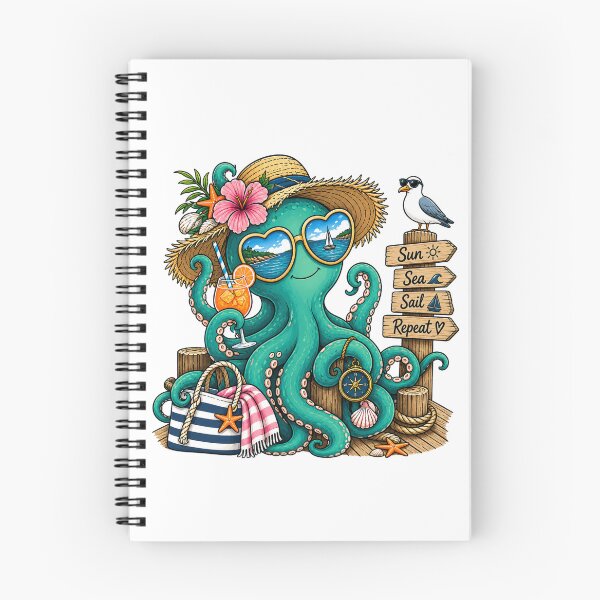 Item preview, Squid on the beach designed and sold by Zeewind.