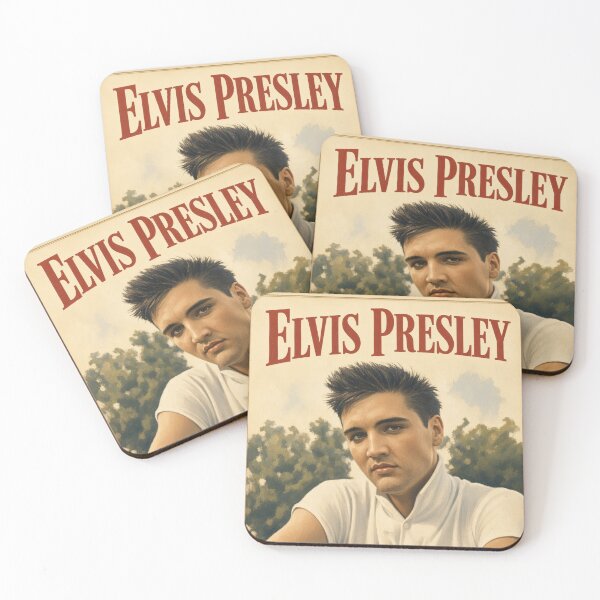 Item preview, ​Elvis Presley Vintage Portrait Poster The King of Rock n Roll designed and sold by ElvisVintagePosters.