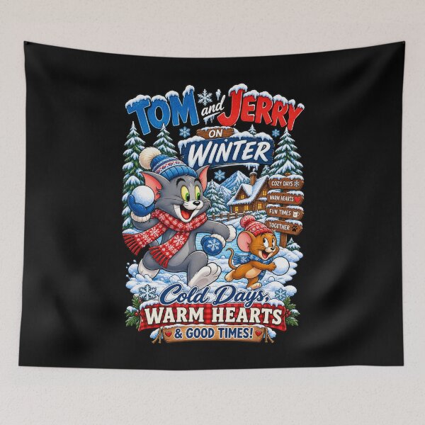 Item preview, Tom and Jerry’s Cozy Winter Adventure designed and sold by Side Quest Co..