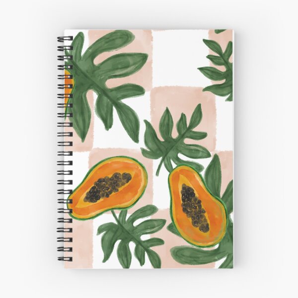 Item preview, Checkered Print Bold Papayas designed and sold by SeaminglyYours.