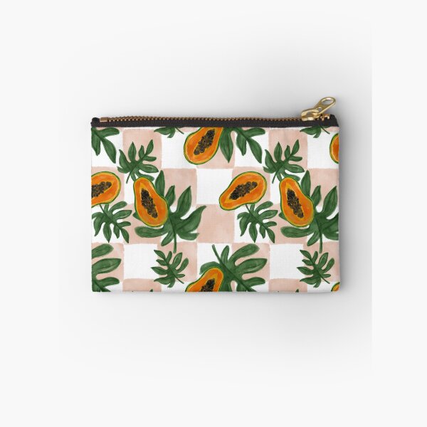 Item preview, Checkered Print Bold Papayas designed and sold by SeaminglyYours.