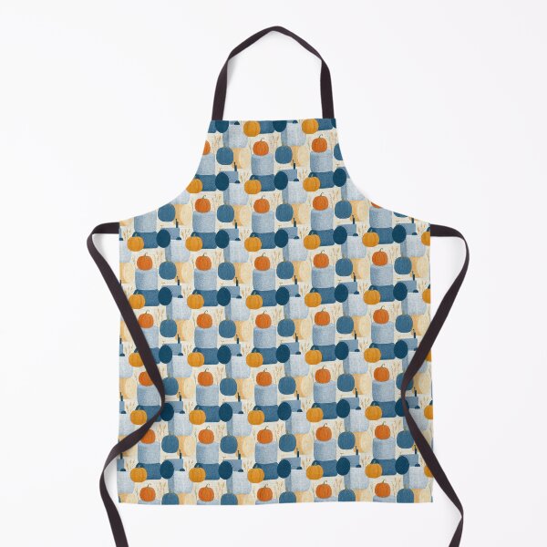 Item preview, Mid-Century Blue Pumpkin & Hay Bale Tapestry designed and sold by TJ Art and Camera.
