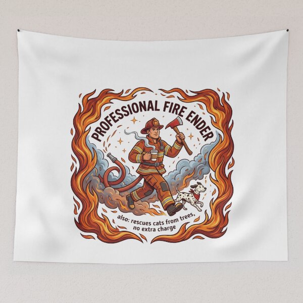 Item preview, Firefighter Professional Fire Ender Funny Firefighting Humor designed and sold by LunaMarkos.