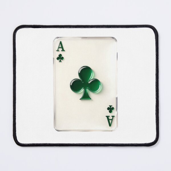 Item preview, Emerald Ace of Clubs Glass designed and sold by JenniferMoren.