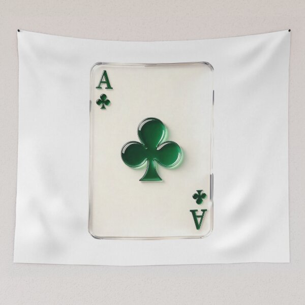 Item preview, Emerald Ace of Clubs Glass designed and sold by JenniferMoren.