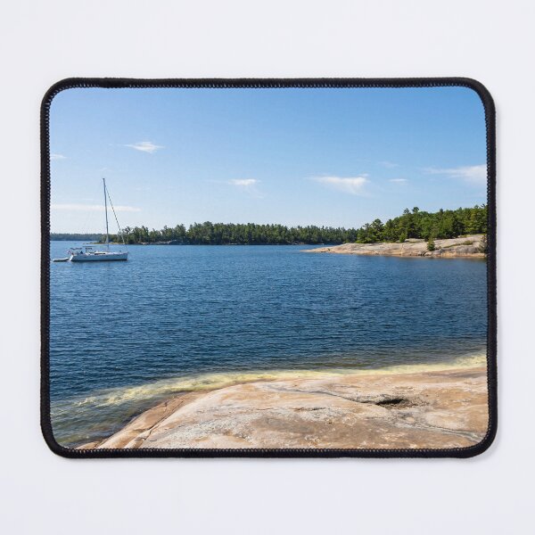 Item preview, Killbear Provincial Park, ON - Scenic View of Lake and Sailboat designed and sold by jrtwynam.