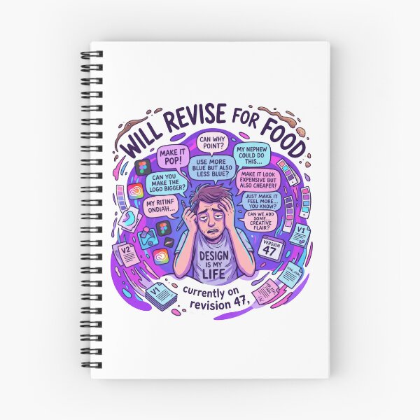 Item preview, Graphic Designer Client Feedback Survivor Funny Design Humor designed and sold by LunaMarkos.