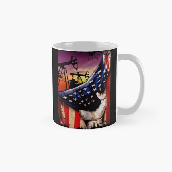 Item preview, Oilfield Us Flag Hand Grab American Oilfield Lover designed and sold by KinxxdleShop.