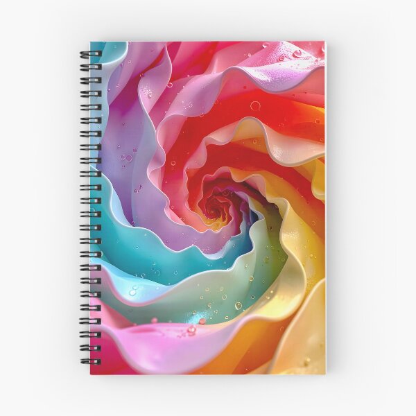 Item preview, Colorful Spiral of Pink Blue Yellow Waves designed and sold by Vicky Brago-Mitchell®.