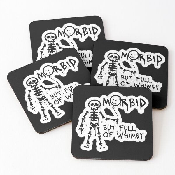 Item preview, Morbid But Full of Whimsy Spooky Funny Skeleton Phrase designed and sold by pulse_retail.