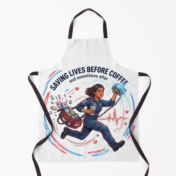 Item preview, Paramedic Saving Lives Before Coffee Funny EMS Humor designed and sold by LunaMarkos.
