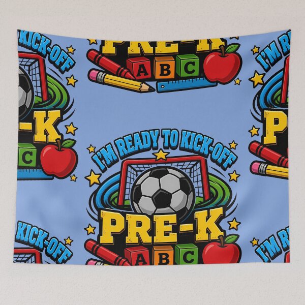 Item preview,  I’m Ready to Kick-Off Pre-K Soccer Back to School Shirt designed and sold by VectorJoy.