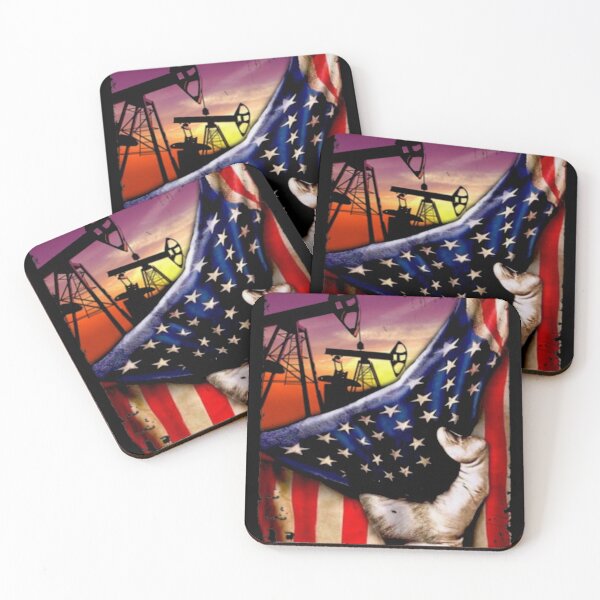 Item preview, Oilfield Us Flag Hand Grab American Oilfield Lover_1 designed and sold by KinxxdleShop.