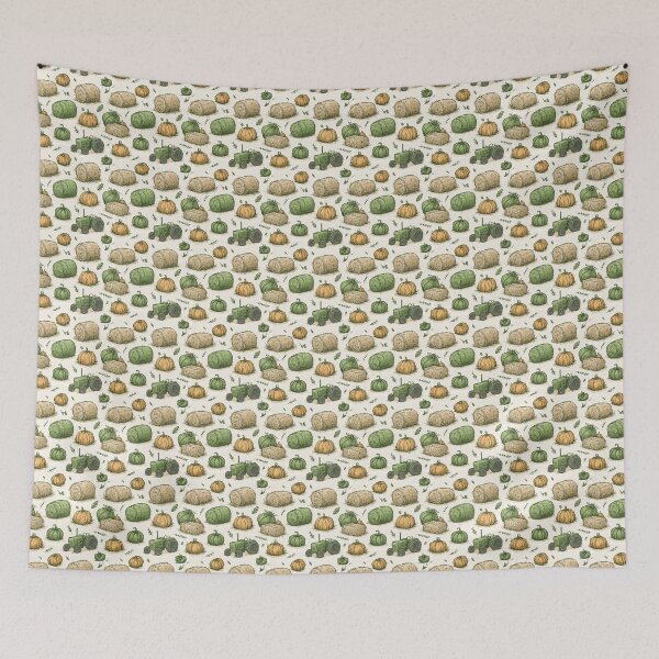 Item preview, Heritage Farmstead: Hay Bales & Heirloom Pumpkins designed and sold by TJ Art and Camera.