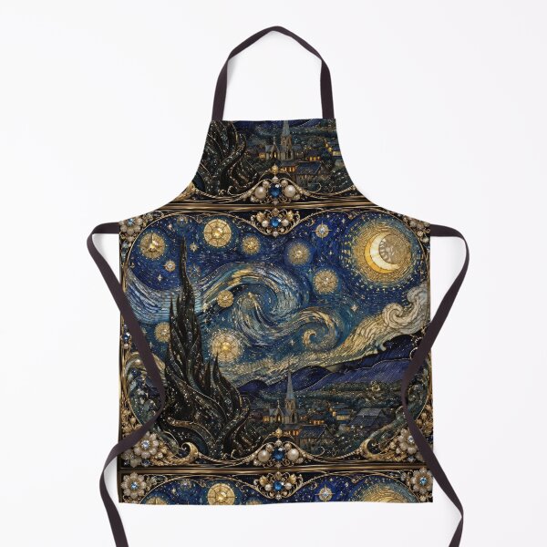Item preview, Luxury Starry Night in Art Nouveau Style designed and sold by Adisak-designs.