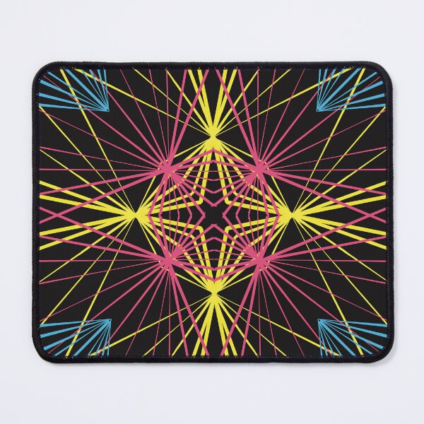 Item preview, Electric Plaid Radial Symmetry designed and sold by Olenka.