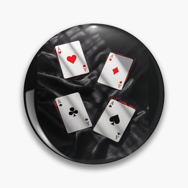 Item preview, Four Aces on Black Satin designed and sold by JenniferMoren.