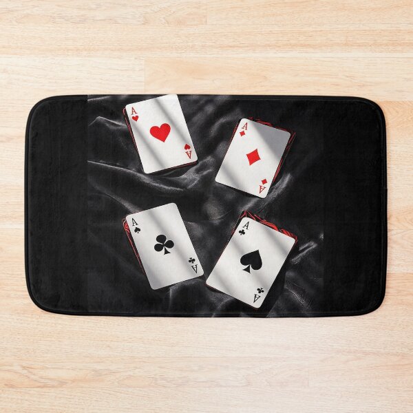 Item preview, Four Aces on Black Satin designed and sold by JenniferMoren.
