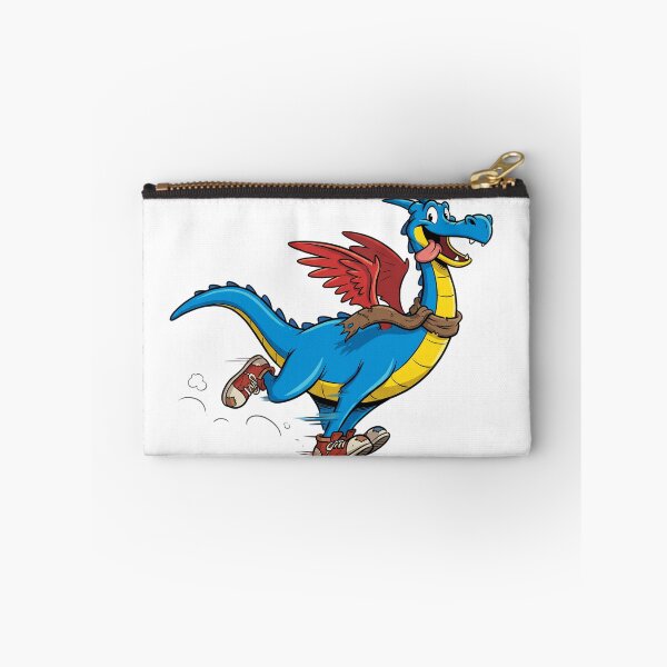 Item preview, Fast Blue Running Dragon With Sneakers designed and sold by DavidN2026.